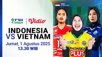 Jadwal Live Stream SEA V League 2025 - Indonesia vs Vietnam di Vidio Pekan Ini